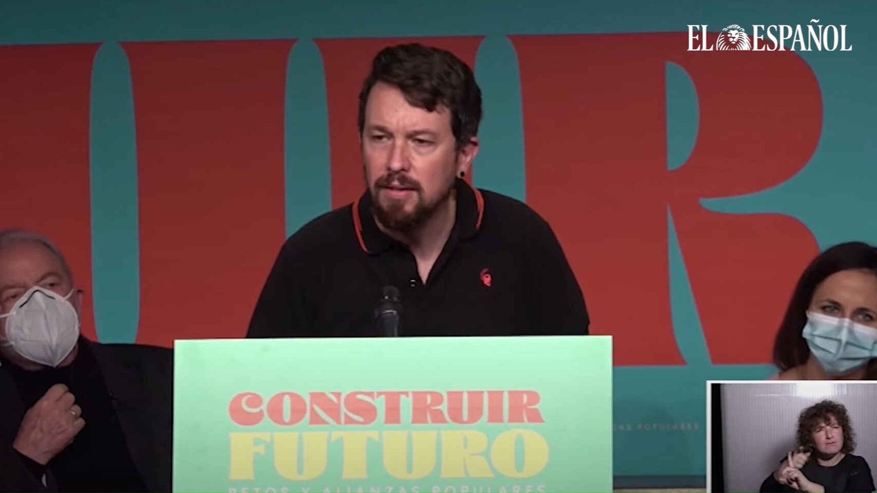 Pablo Iglesias sugiere que "poderes, jueces, militares y policías conspiran contra la democracia"