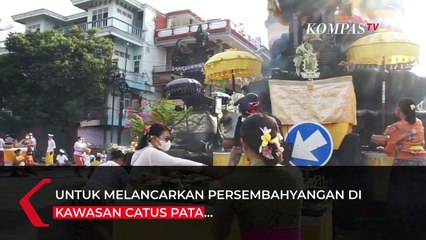 Doa Agar Pandemi Berlalu dari Perayaan Kuningan di Klungkung, Bali