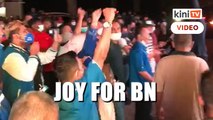 BN's winning streak continues, supporters burst into song