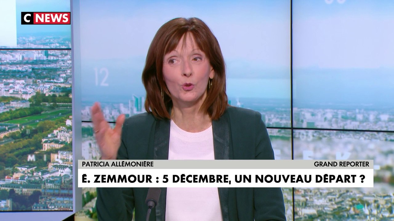 Patricia Allémonière : «Ce qui sera très intéressant c'est quand Eric Zemmour sera candidat et qu'il devra aller aux Etats-Unis»