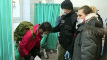 Migranten zwischen Belarus und Polen - Einrichten im Niemandsland