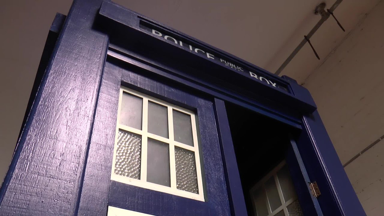 A replica Tardis goes under the hammer tomorrow in Canterbury