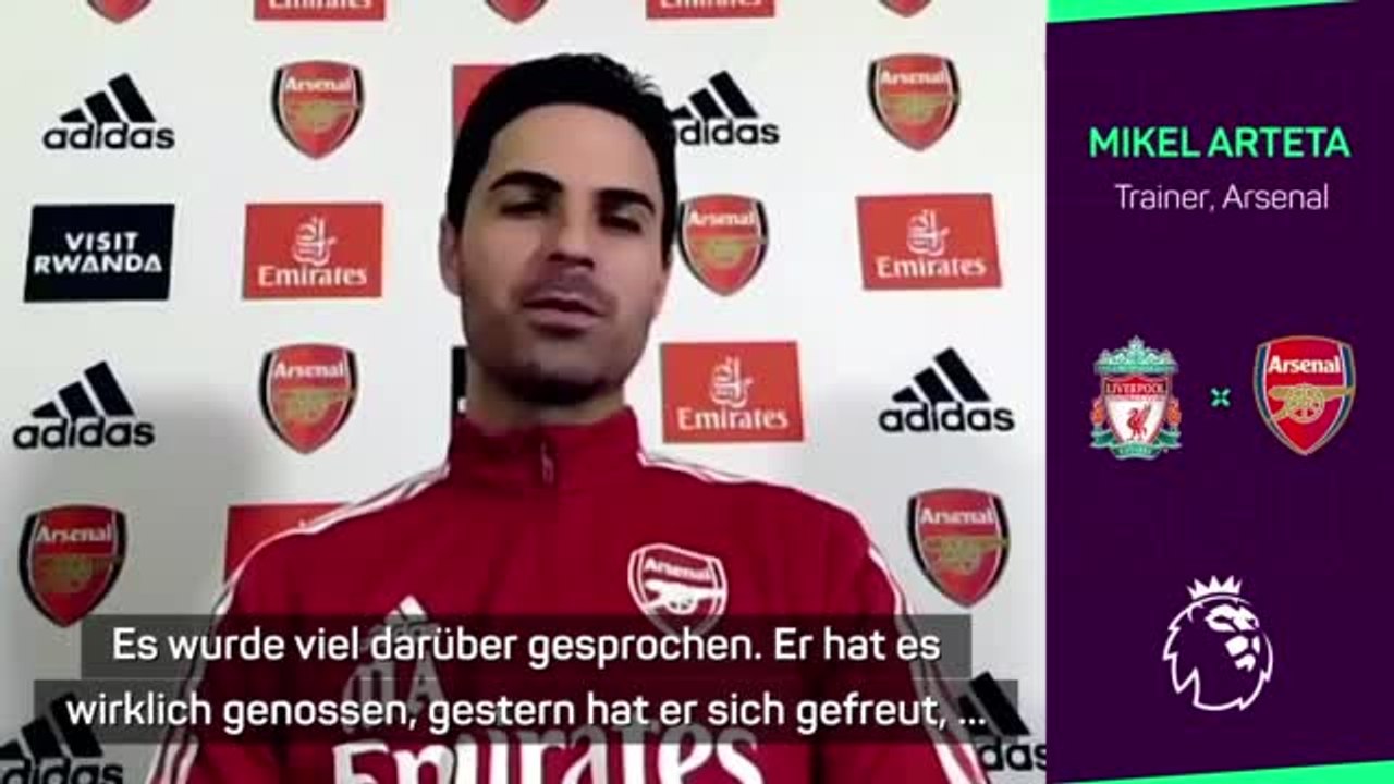 Arteta zu Rowe-Debüt: "Habe mit gefreut"