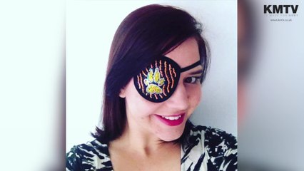 Deal mum creates stunning eye patches