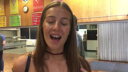 Students receive their A-Level results at Thomas Avelin