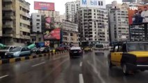 شاهد.. هطول أمطار غزيرة ورياح شديدة بشوارع الأسكندرية