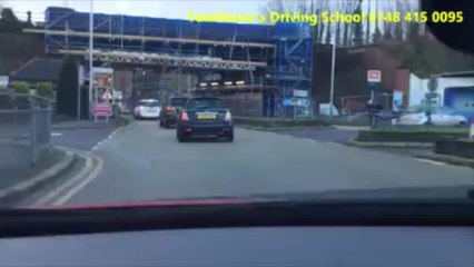 Dash cam footage from busy junction in Folkestone