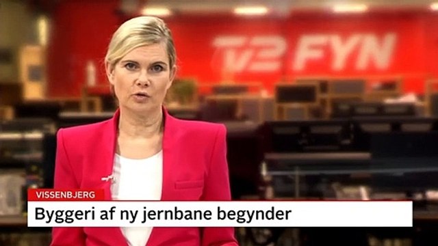 Byggeri af ny jernbane begynder på Vestfyn | Banedanmark | Connie Nykjær Andersen | Vissenbjerg | Assens | 07-11-2021 | TV2 FYN @ TV2 Danmark