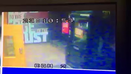 Charity box theft caught on camera at pizza takeaway shop