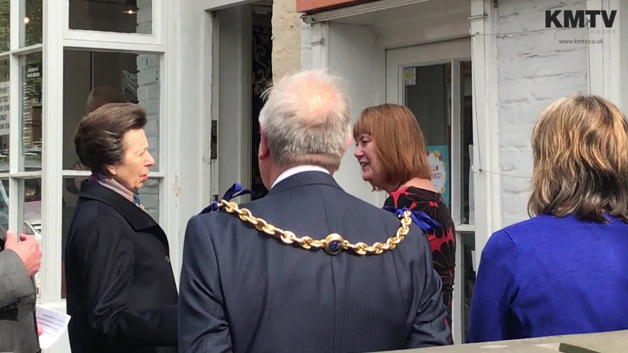 Princess Anne comes to Maidstone