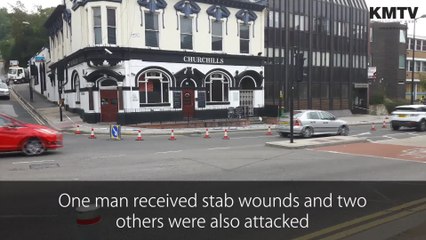 Churchill's cordoned off in Chatham after stabbing