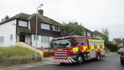 Gravesend home struck by lightning