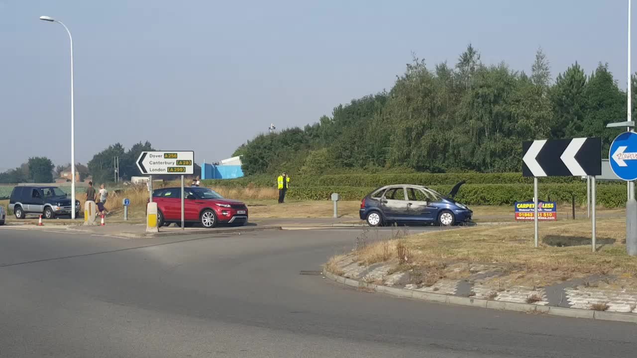 Thanet car fire