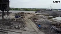 A steel mill in Sheppey has almost been completely demolished