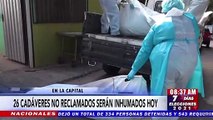 26 cadáveres no reclamados inhuma hoy Medicina Forense en la capital