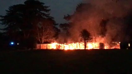 Barming stable fire