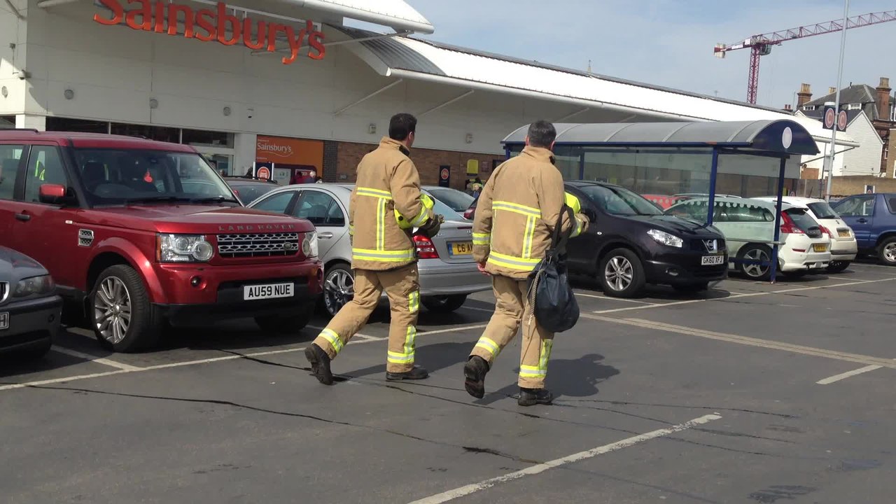 Sainsburys fire