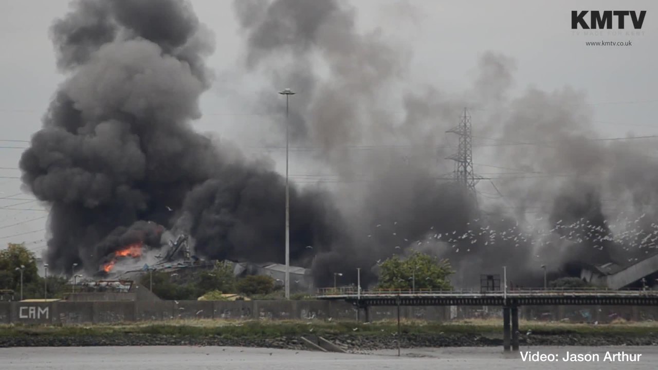 Tilbury power station demolition