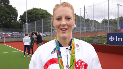 Hockey champ Nicola White describes her team's victory
