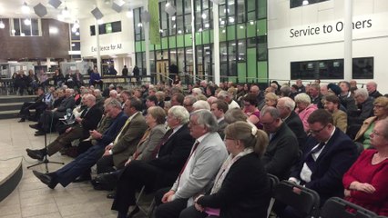 Huge turnout for Thames Crossing meeting