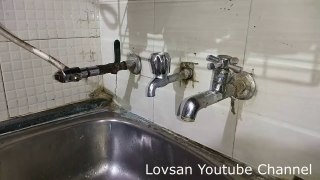 Change Kitchen Water Tap | Replace Kitchen Sink Tap | Kitchen Tap fitting in Home