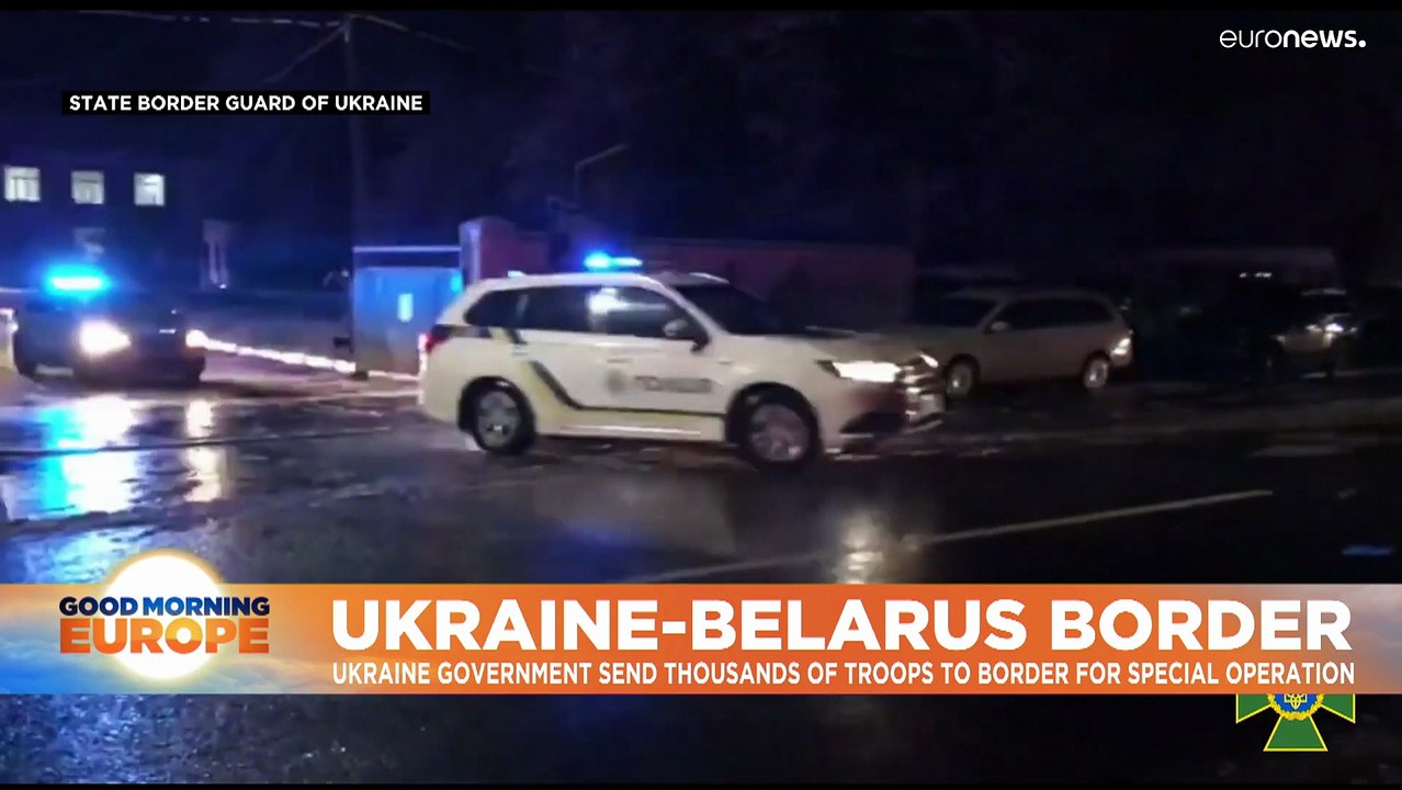 Ukraine sends 8,500 troops to its Belarus border over migrants fear
