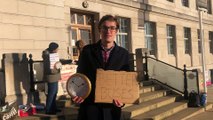 Campaigners rallied outside Barnsley Town Hall to demand councillors vote in favour of a motion which commits the council to deliver on the findings of its South Yorkshire Bus Review.