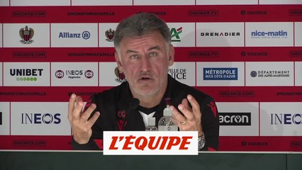 Galtier veut que Nice arrête d'« attendre d'être dos au mur » - Foot - L1 - Nice