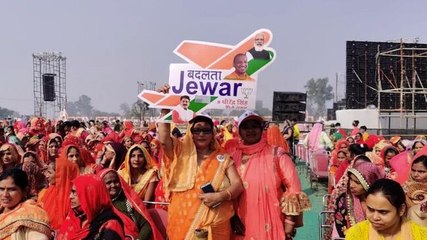 Politics erupts as PM Modi lays foundation stone for Jewar airport