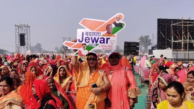 Politics erupts as PM Modi lays foundation stone for Jewar airport