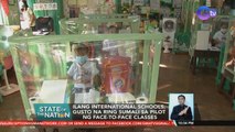 Pasig Elementary School, isa sa 20 public schools na sasali sa pilot ng face-to-face classes sa NCR | SONA