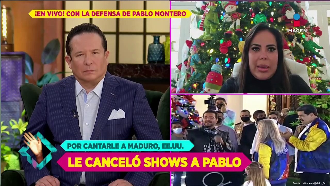 Cancelan shows a Pablo Montero tras cantarle a Nicolás Maduro
