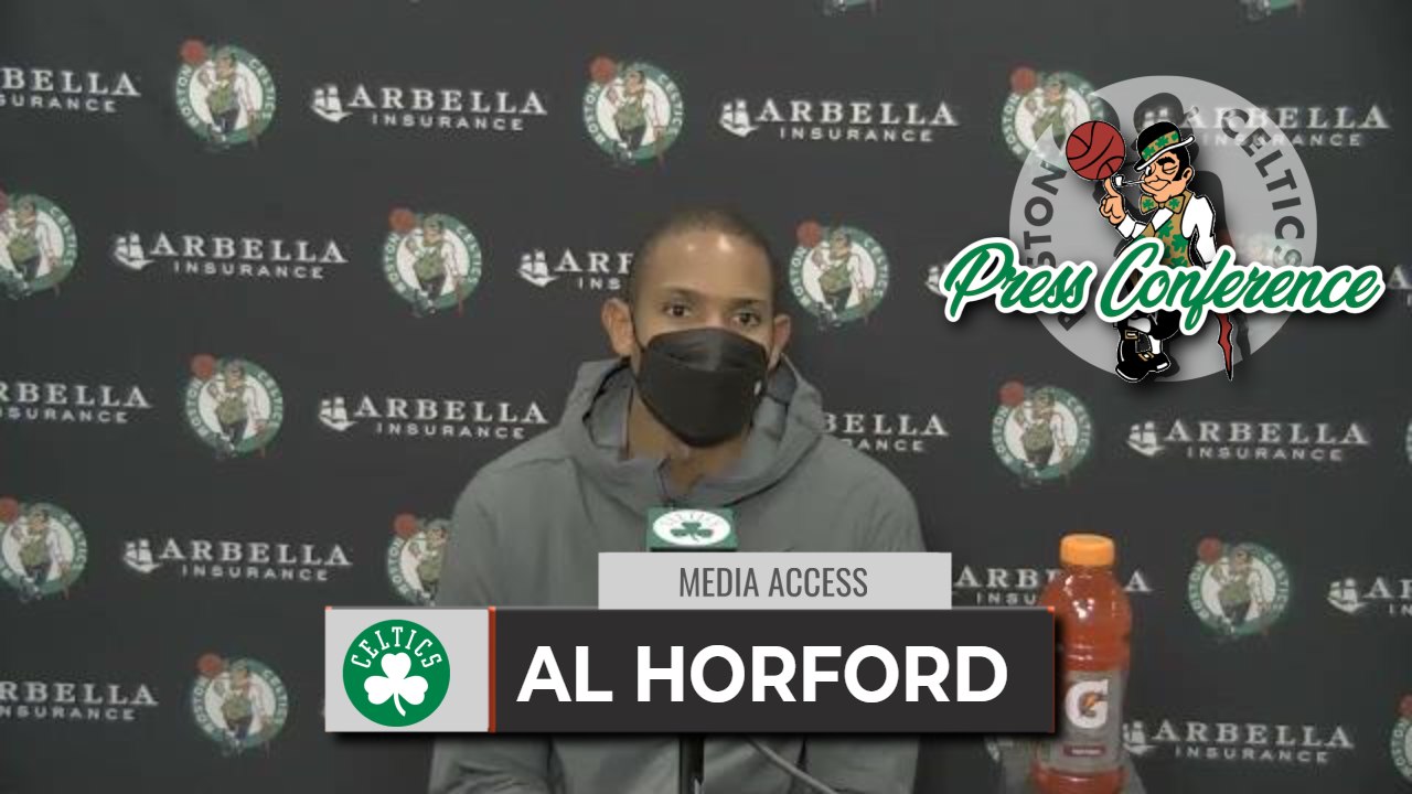 Al Horford on Celtics offense: "Nice to see that starting to come together" | Celtics vs Thunder