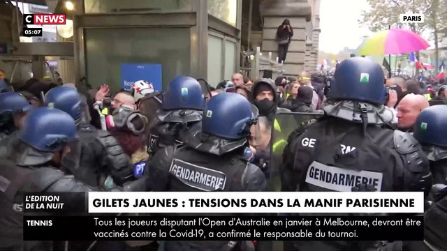 Anniversaire des Gilets Jaunes : Quelques incidents et deux interpellations hier lors de la manifestation à Paris pour les 3 ans du mouvement