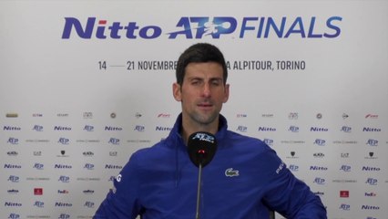 Скачать видео: ATP - Turin - Nitto ATP Finals 2021 - Novak Djokovic : 