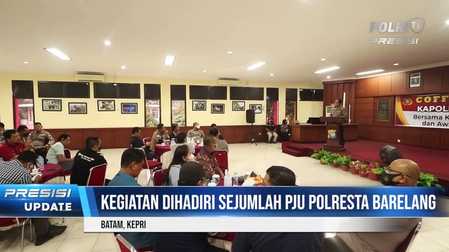 Kapolresta Barelang Gelar Coffee Morning Bersama Insan Pers