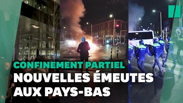 Aux Pays-Bas, nouvelle nuit d'émeutes contre les mesures anti-Covid