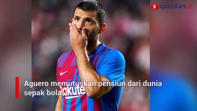 Masalah Jantung, Aguero Putuskan Pensiun Lebih Cepat
