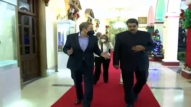 Maduro se reúne con Zapatero de cara a las elecciones locales y regionales