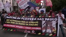 Multitudinaria protesta contra Bolsonaro en la marcha antirracista del Black Awareness Day