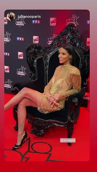 Shy'm aux NRJ Music Awards le 20 novembre 2021.