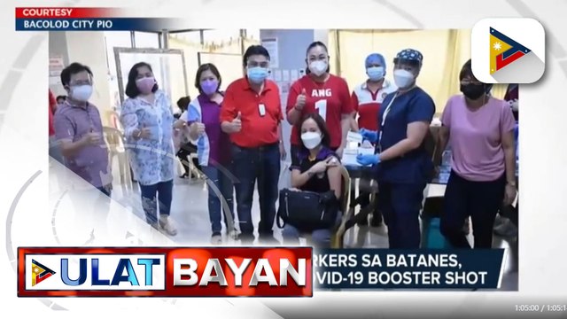 HCWs sa mga lalawigan, nabigyan na rin ng booster shot