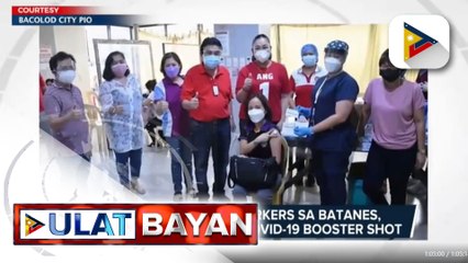 HCWs sa mga lalawigan, nabigyan na rin ng booster shot