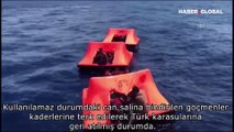 Görüntüleri MSB paylaştı! Ege Denizi'nde insanlık dışı uygulama