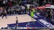 Karl-Anthony Towns with an outrageous behind-the-back dunk
