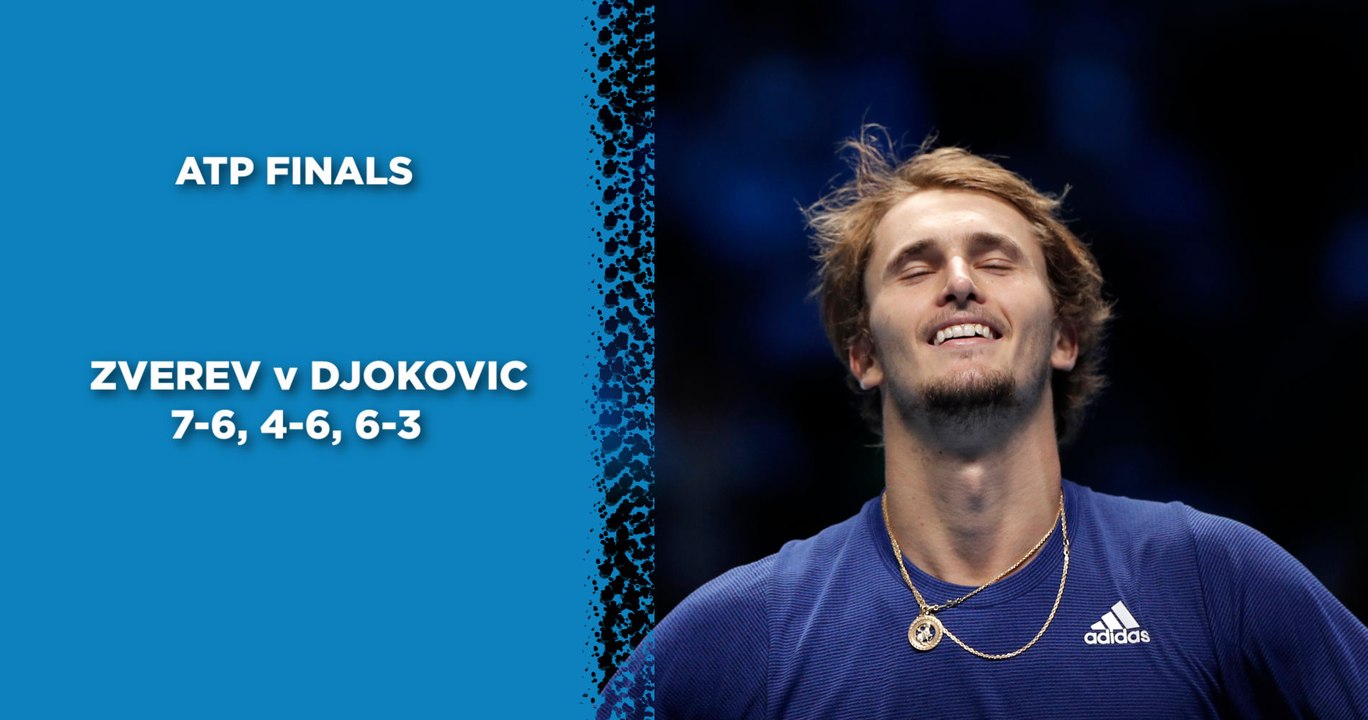 ATP Finals: Zverev played brilliant tennis to beat Djokovic