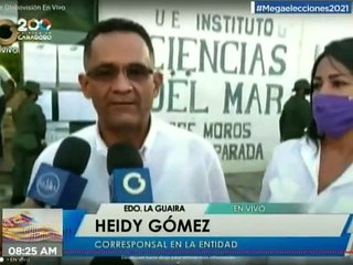 Candidato Luis Olivo: "Proceso de votación ha sido muy rápido, quiero hacer un llamado a votar"