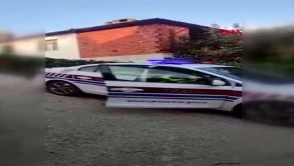 JANDARMA BU KEZ KAZAYA DEĞİL, MAĞDURLARI ZİYARETE GİTTİ