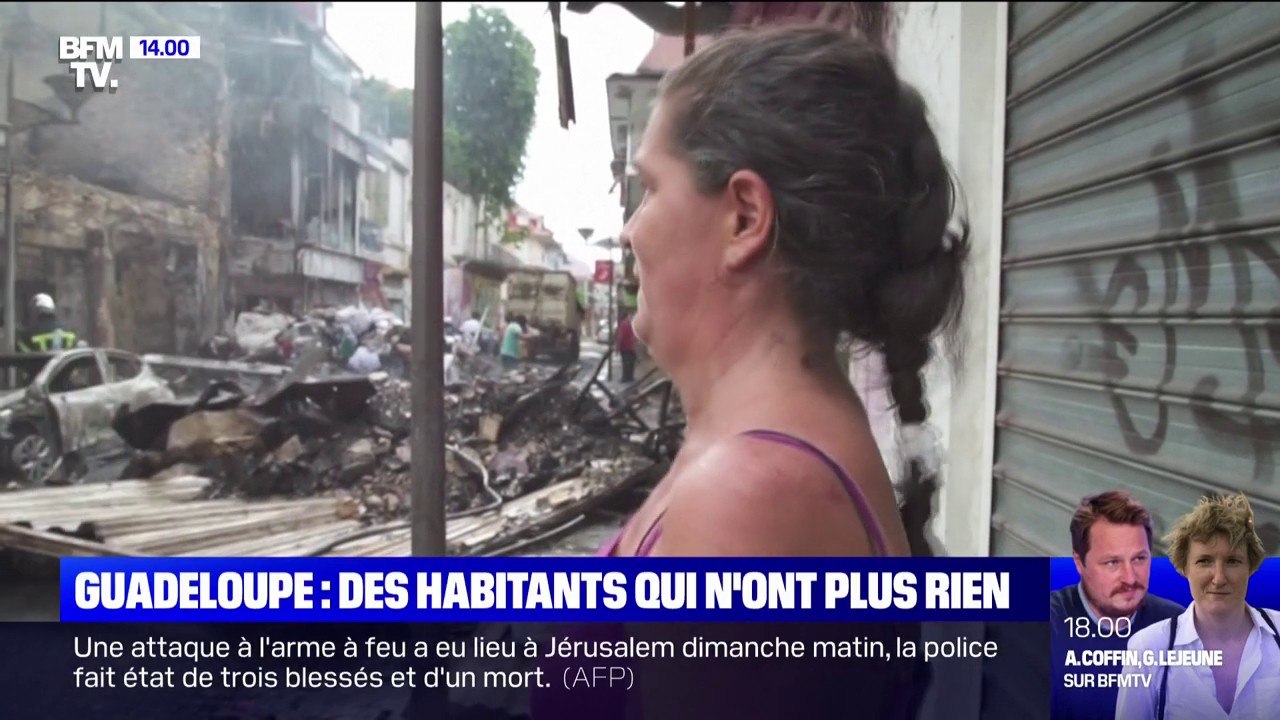 "Ça a brûlé, ça a duré 15 minutes": Cette habitante a perdu sa maison dans les saccages à Pointe-à-Pitre