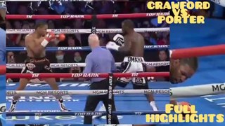 Full Fight Highlights - Terence Crawford vs. Shawn Porter for WBO welterweight title